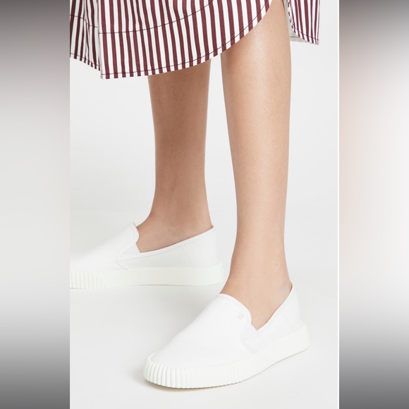Veronica Beard Shoes - Veronica Beard Panelle Off White Slip On Shoes Sneakers Size 7